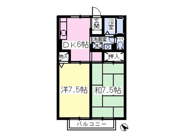 グレイスの物件間取画像